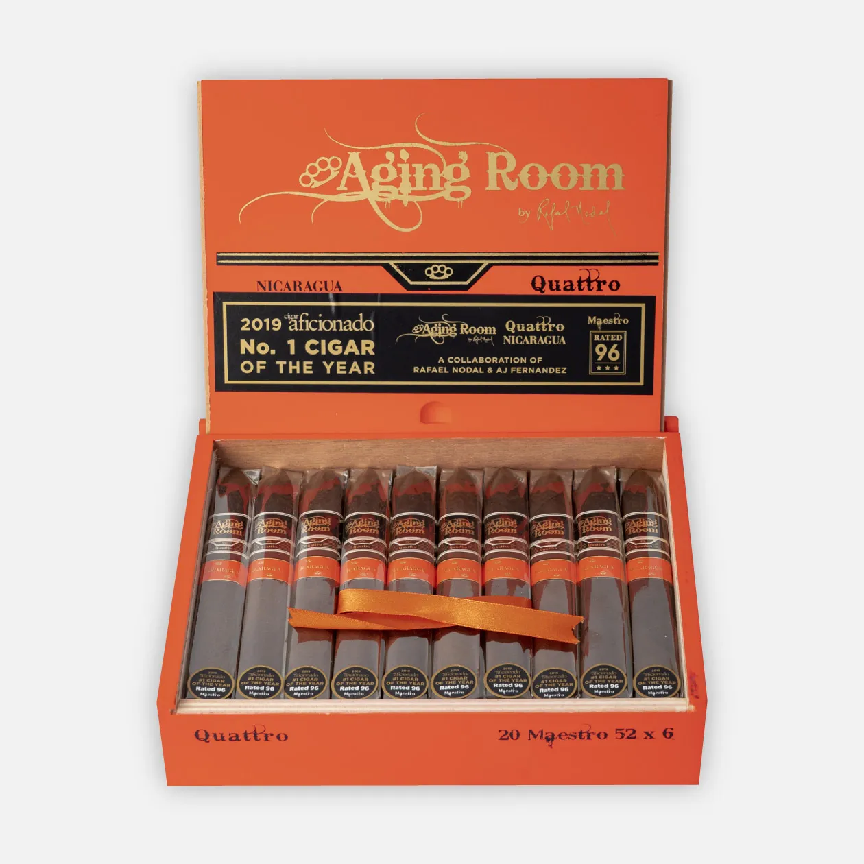 Aging Room Quattro Nicaragua, premium cigars, elegant and award-winning.